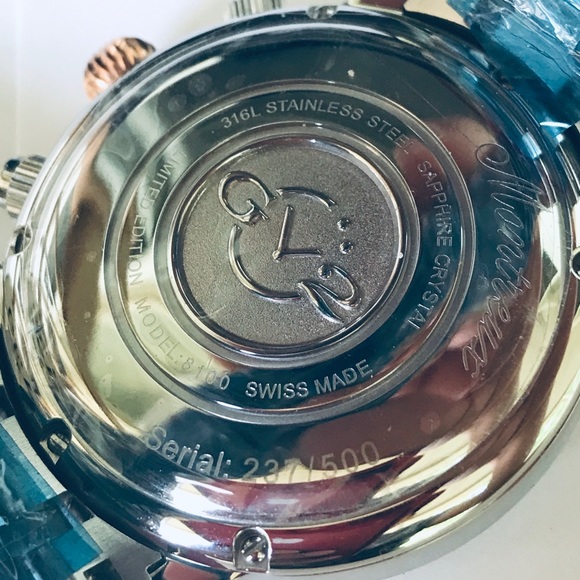 GV2 By Gevril Men's Montreux Bracelet Watch, 44mm - Picture 13 of 16